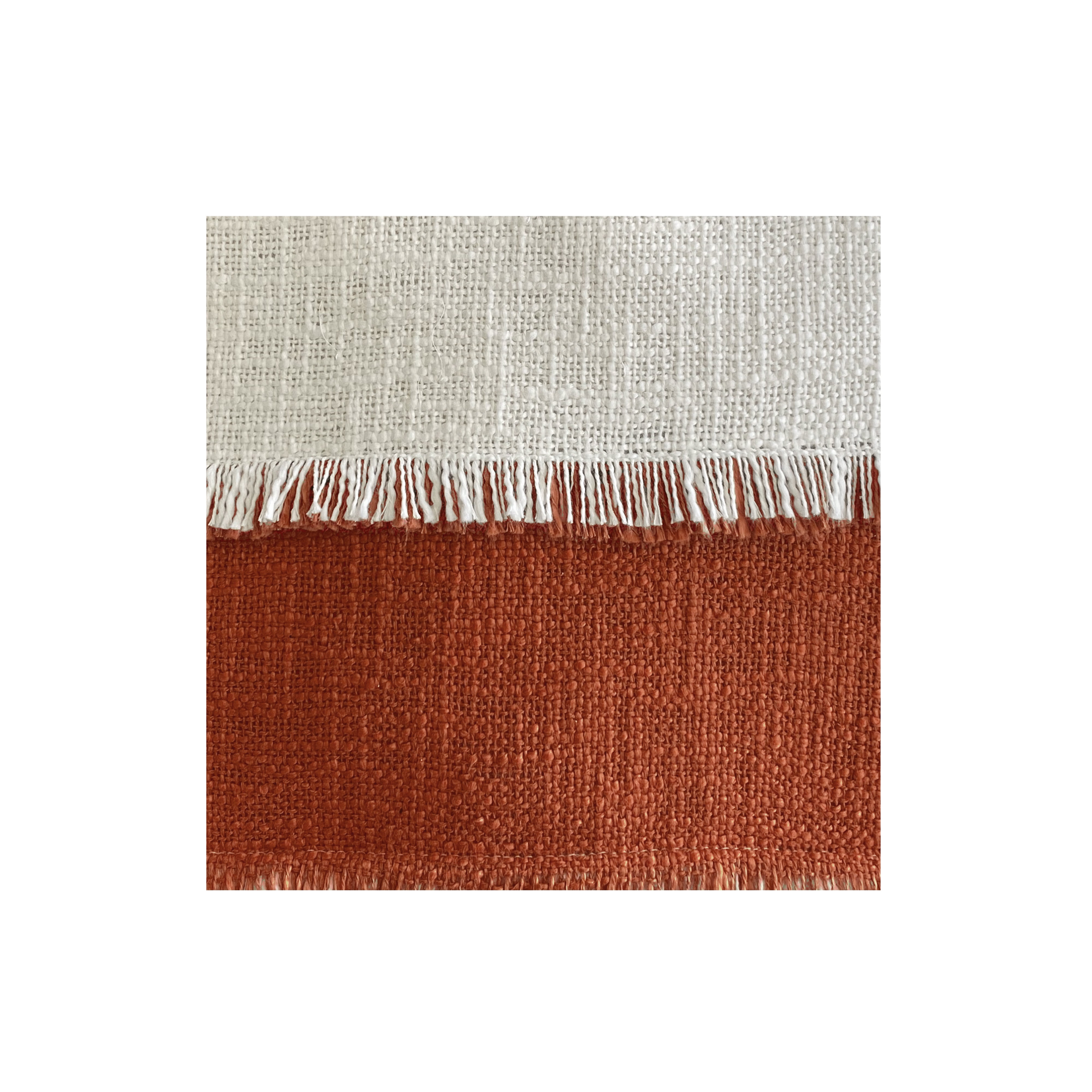 Madi Stripe Cotton Decorative Throw Pillow 18x18" Terra Cotta 1 pack