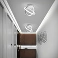 thumbnail image 7 of ADISUN Flush Mount Light Round Modern Hallway Ceiling Lamp, Led Ceiling Light Fixture White(Cool White Light,6000K), 7 of 7