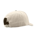 thumbnail image 4 of Xijirk Herringbone Baseball Cap Textured Curved Brim Dad Hat for Daily Casual Street Travel Outdoor Wear,Beige,One Size, 4 of 7