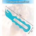 thumbnail image 2 of 8pcs Elastic Hair Tie Cutter Rubber Band Cutter Rubber Band Remover Easy to Remove Disposable Rubber Band Tool and Accessories Supplier for Hairstyle Gift&nbsp;for Kids Girls Women (Random Color), 2 of 5
