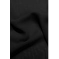 thumbnail image 3 of 2 panel semi sheer voile window treatment curtain 8 Grommets 55" Width X 84" drapes for any bedroom inside or outside RUBY black color, 3 of 3