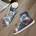 thumbnail image 5 of Wismoutput Eagle Printed Barefoot Shoes Skin-Friendly Comfortable High-top Sneakers for Men Boys Size 5.5-14, 5 of 7
