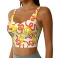thumbnail image 2 of Goofa Snake Printed Sports Bras for Women, High Impact Running Bra Workout Crop Tank Tops Longline Sports Bra Push up-Medium, 2 of 9