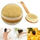 thumbnail image 4 of Cepillo de madera exfoliante largo para ducha, mango para spa, productos de baño, 4 of 6