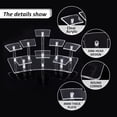 thumbnail image 5 of Clear Acrylic Display Kit 8-Tiers Collection Organizer Holder Cosmetic Items Display Risers Dolls Figures Jewelry Clear Finished: 29x10.9x12cm Curved Trapezoid, 5 of 7