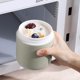 thumbnail image 4 of Recipiente para alimentos aislado al vacío de 17 oz, calentador de sopa de acero inoxidable a prueba de fugas con cuchara plegable, tapa de tazón y mango de silicona, 4 of 6
