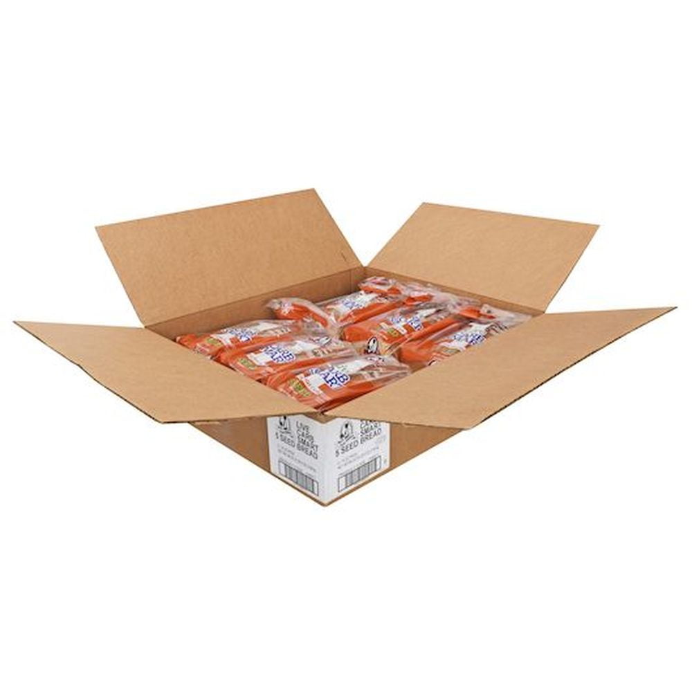 Perfection Bakeries Live Carb Smart Five Seed Bread, 14 Ounce -- 6 per case.