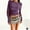 Purple, variant on Cavosen Base Layer Women Seamless Long Sleeve Crewneck Stretch Tees Thermal Solid Fitted Undershirts Soft Comfy Trendy Tops