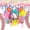 Pink Blue Yellow, variant on Castle Fairy Baseball Bat Print Twin Comforter Sets 2pcs, Graffiti Splash Ice Cream Bedding Set, Pink Blue Yellow,Pink Reversible,1 Comforter and 1 Pillowcase