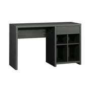 Mainstays Westley Adjustable Shelf Desk with Gaming Headphone Hook and Cable Management, Black Finish
