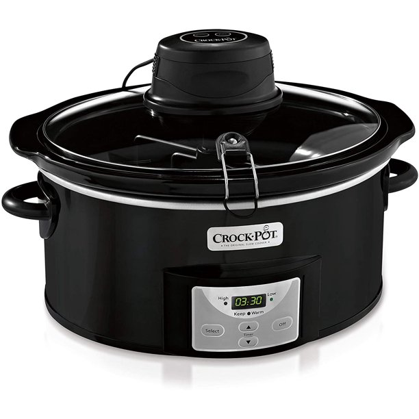 CrockPot SCCPVC600ASB 6Quart Digital Slow Cooker with iStir Stirring