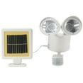thumbnail image 1 of Nikou Solar Garden Light Double Rotatable Head Solar Lamp 22 LED High Brightness Spotlight with Body Sensor, 1 of 8