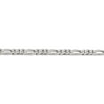 thumbnail image 2 of Sterling Silver 5.5mm Figaro Chain (18 X 5.5) Made In Italy qfg150-18, 2 of 5