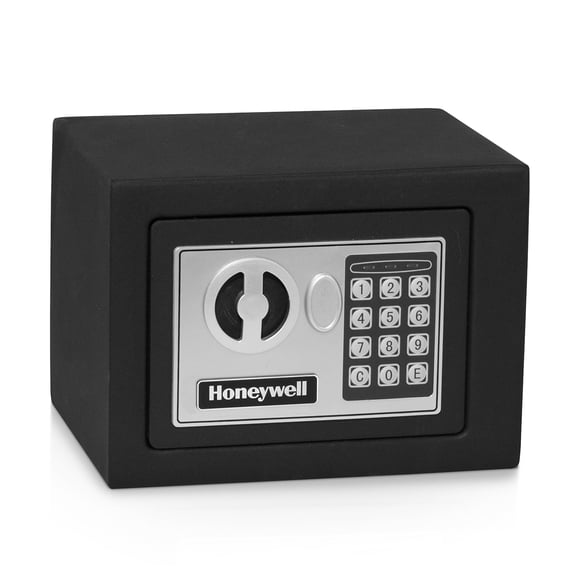 Honeywell Safes & Door Locks - Bolt Down Small Safe Box with Digital Lock for Home - Steel Security Electronic Lock Box - Cabinet & Door Design Safe