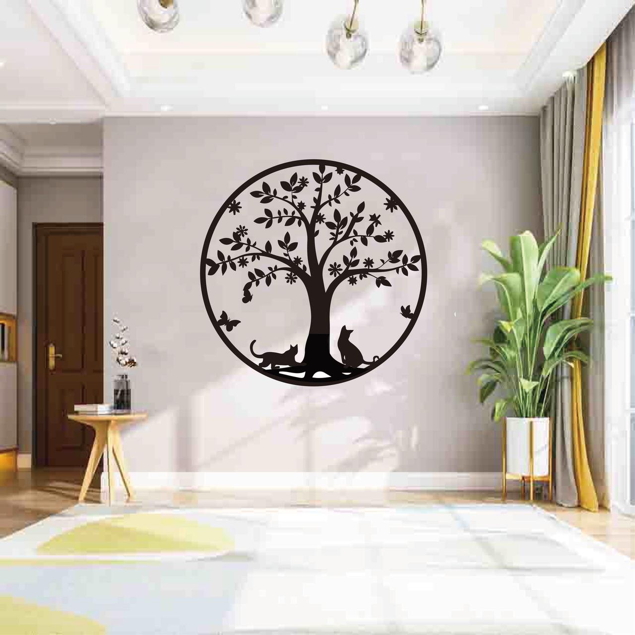 Duretiony Metal Wall Art Scenery Silhouette Hanging Decor Hollow Rural  Style Animal Hunting Ornament for Home - Walmart.com