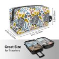 thumbnail image 4 of Goofa Sea Turtle Printed Toiletry Bag with Handle,Large Capacity Travel Makeup Cosmetic Bag for Women, Carry on Airport Airline Compliant Bag, 4 of 9