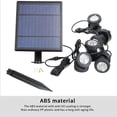 thumbnail image 3 of Lámpara De Inundación De 1 A 5, Lámpara Led Rgb De Carga Solar Para Exteriores, Lámpara De Luz Colorida, Lámpara De Inundación De Decoración De Paisaje Impermeable Para Jardín De Patio De Carretera seitruly HA025863-01, 3 of 7
