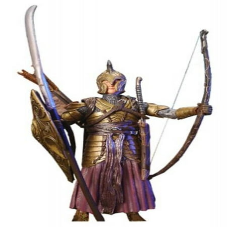 Lord Of The Rings Elven 2003 TOY BIZ LORD OF THE RINGS THE TWO TOWERS PROLOGUE ELVEN WARRIOR FIGURE HALF MOON PACKAGE ()