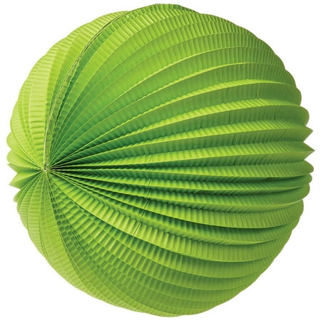 - Accordion Paper Lantern (12-Inch, Chartreuse Green) - Chinese/Japanese Hanging Decorations - For Home Decor, Parties, and Weddings