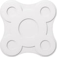 thumbnail image 1 of Ekena Millwork CMP38LA 38 in. OD x 13.25 in. Square Luna Architectural Grade PVC Contemporary Ceiling Medallion, 1 of 1
