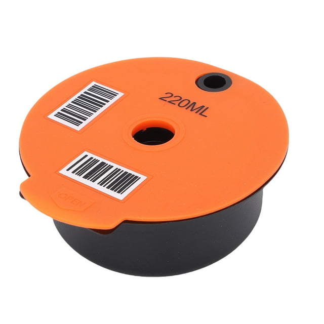 Filtre de Capsule à Café Réutilisable, Dosette Rechargeable avec Cuillère et Brosse, Joint Sécurisé, Facile à, Rehausse la Saveur, Compatible avec Machine à Café