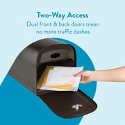 Architectural Mailboxes Oasis 360 Locking Post Mount Mailbox, Rubbed Bronze