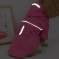 thumbnail image 5 of Travelwant Waterproof Reflective Dog Raincoat- Adjustable Pet Jacket, Lightweight Dog Hooded Slicker Poncho for Small to X- Large Dogs and Puppies, 5 of 7