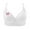 White, variant on Women Wireless Bras with Soft Support Regular and Plus Size Comfy Seamless Full Coverage Sport Bralettes Underwear White XX-Large