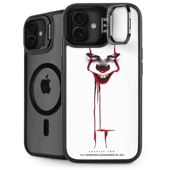 Skinit Warner Bros IT Volume 2 Pennywise Bloody iPhone 16 Plus Kickstand Case