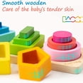 thumbnail image 3 of Montessori Toys, Wooden Sorting And Stacking Toys, Toddler Baby Color Recognition Shape Sorting Toy Gifts For Ages 3 And Up Boys And Girls, Education Learning, 3 of 4