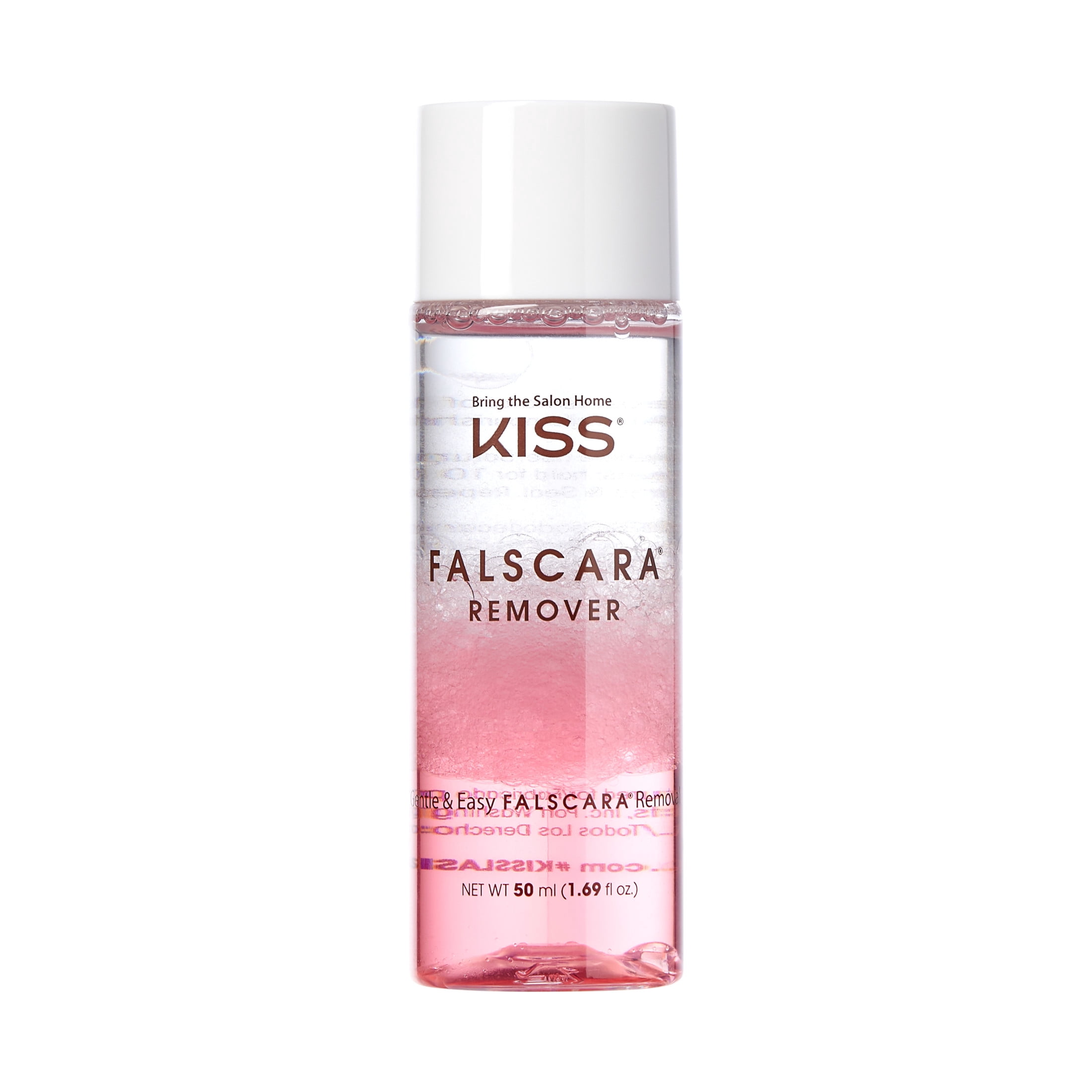 Kiss Falscara False Eyelashes Remover, Rosewater Infused, 50 ml (1.69 fl. oz.)