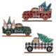 thumbnail image 1 of Christmas Tree Wooden Car Hanging Ornaments, 1 of 4