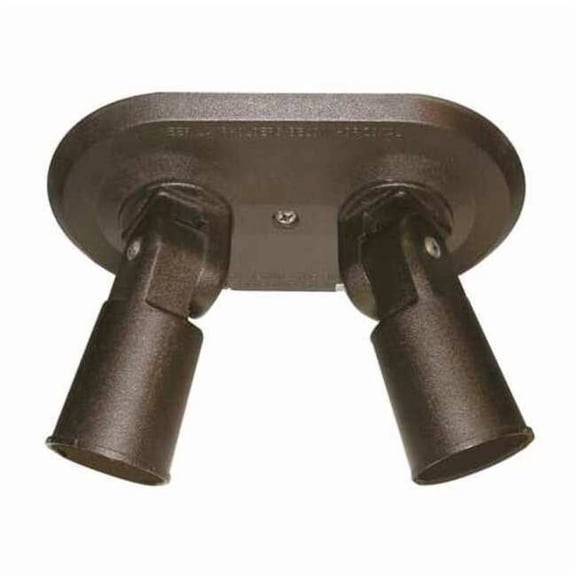 W F Harris Lighting Lamp Holder, Double, Brnz, PAR38, -2150W 201-BZ