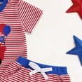 thumbnail image 5 of Toddler Boy Summer Outfit for 18-24 Months Boy Clothes Baby Boy Outfits 12-18 Months Baby Boy Clothes Dinosaur Toddler Summer Outfit Short Sleeve T-Shirt Tee Tops Shorts 2Pcs Set,A155-Red, 5 of 6