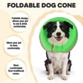 thumbnail image 3 of PcEoTllar Dog Cone Collar for Medium Large Dogs After Surgery, Soft Breathable Pet Recovery Collar with Double-Layer Design, Pink & Green, 3 of 8