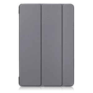 Pour Samsung Galaxy Tab S6 10.5 Case, support de choc, porte-stylos S, dur TPU Dos, couverture de comprimés [SM-T860, SM-T865] Smart Cover, réveil de sommeil automatique, Folio, Gray