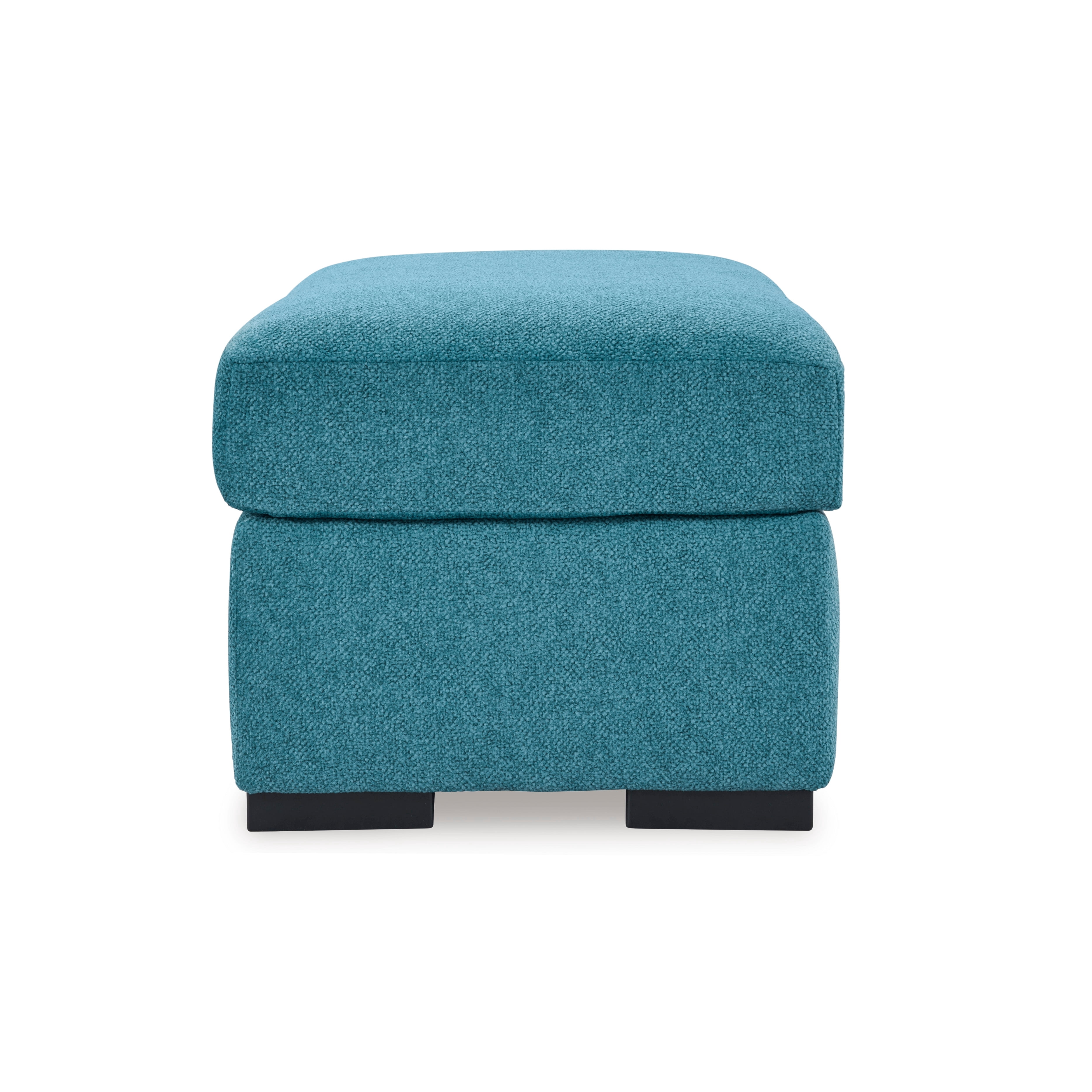 Roundhill Furniture Clareen Upholstered Ottoman, Teal
