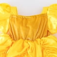 thumbnail image 5 of Baby Girls Princess Onesie Dress Halloween Birthday Bodysuit Outfit with Headband for 6-9M, 5 of 8