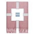 thumbnail image 2 of Jeté Fausse Cachemire Blush, 2 of 3