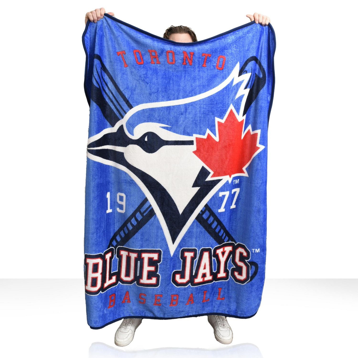 MLB Toronto Blue Jays Plush Blanket (50"x60") by Nemcor