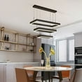 thumbnail image 3 of Miumaeov 45.5inch Modern Led Pendant Light 110V/65W,Adjustable Cable Led Chandelier w/Remote Control (3000K-6500K), 3 of 9