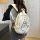 thumbnail image 2 of Mochila escolar para niñas Back to School Estética Bookbag Travel Laptop Bag White, 2 of 4