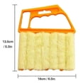 thumbnail image 3 of 7 Finger Dusting Cleaning Tool Household Cleaning Brush Windspeed Mini Blind Cleaner Air Conditioner Duster with 7 Slats, 3 of 5