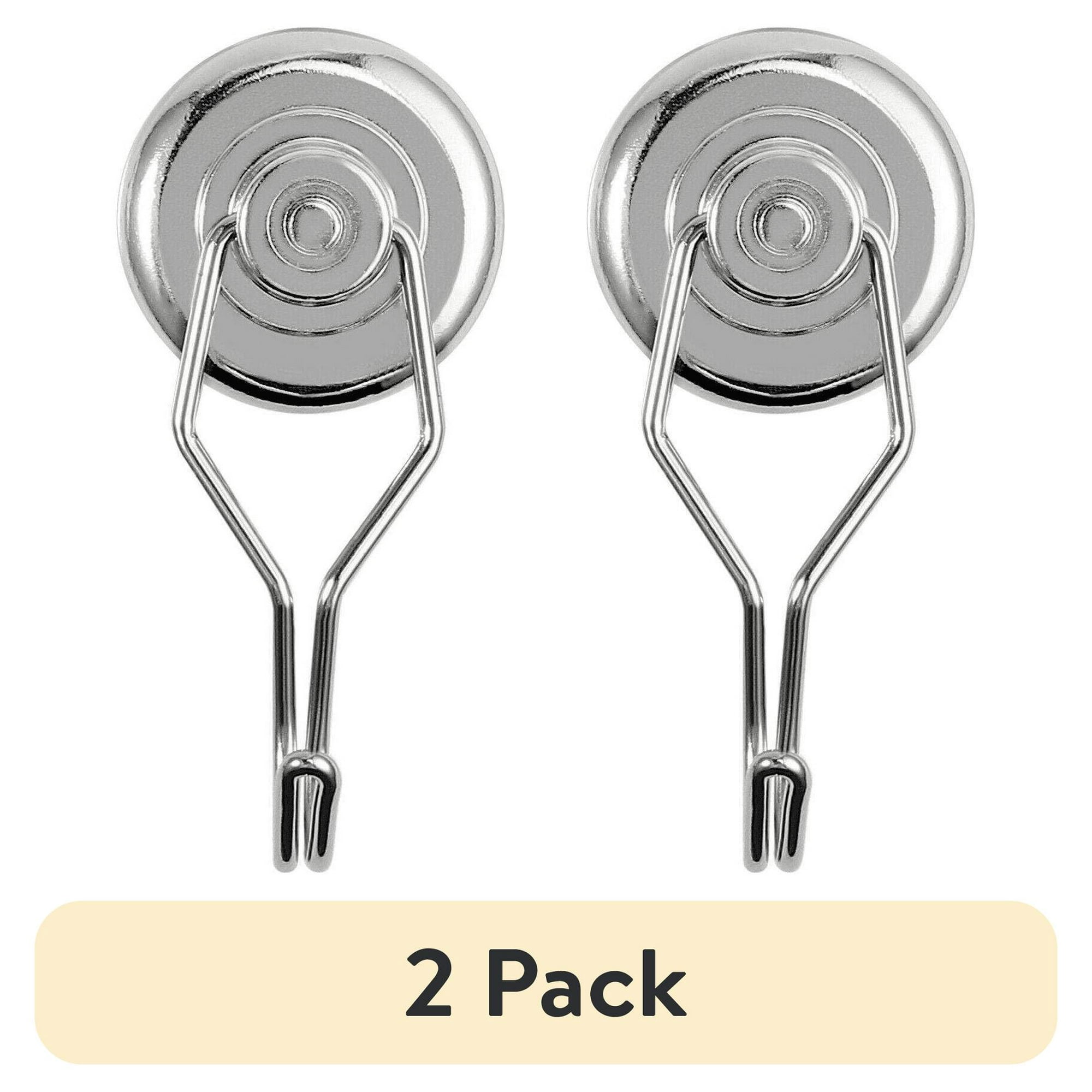 (2 pack) Hyper Tough Magnetic Hooks, 2.5 in x 4.5 in x 1.25 in