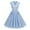 Blue, variant on Women's Wedding Guest Maxi Dress, Short Sleeve V-Neck Flowy A-Line Dress for Garden Party, Brunch or Semi-Formal Event