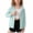 Mint Green, variant on GigrtiJin Sun Protection Shirts for Girls Long Sleeve Hoodie Jackets Collared Zip up Stretch Biker Running Jacket 3T-16T