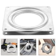 thumbnail image 2 of Miangastore Turntable Silver 1Set 5.1X5.1X0.4In, 2 of 8