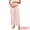 Pink Stripe, variant on DARING DIVA Women's Wide Leg Maternity Pants Over Belly Elastic Waist S Pink Stripe
