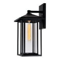 thumbnail image 4 of CWI Lighting Crawford 1 Light Black Outdoor Wall Light, 4 of 4