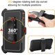 thumbnail image 5 of Funda para iPhone XR, funda protectora resistente con clip para cinturón Xmon [a prueba de polvo] [a prueba de golpes] Compatible con Apple iPhone XR [6.1 pulgadas] (negro/, 5 of 5